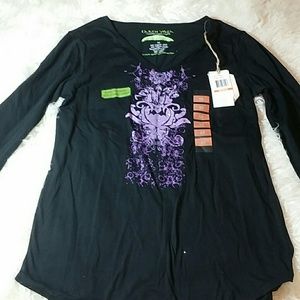 V-neck Long Sleeve Shirt